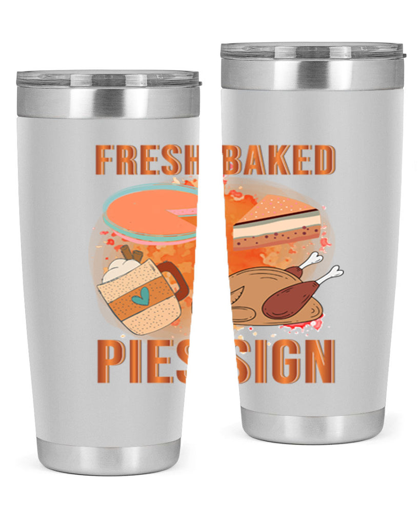 Fresh Baked Pies Sign 187#- fall- Tumbler