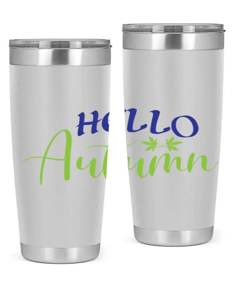 Hello Autumn 271#- fall- Tumbler