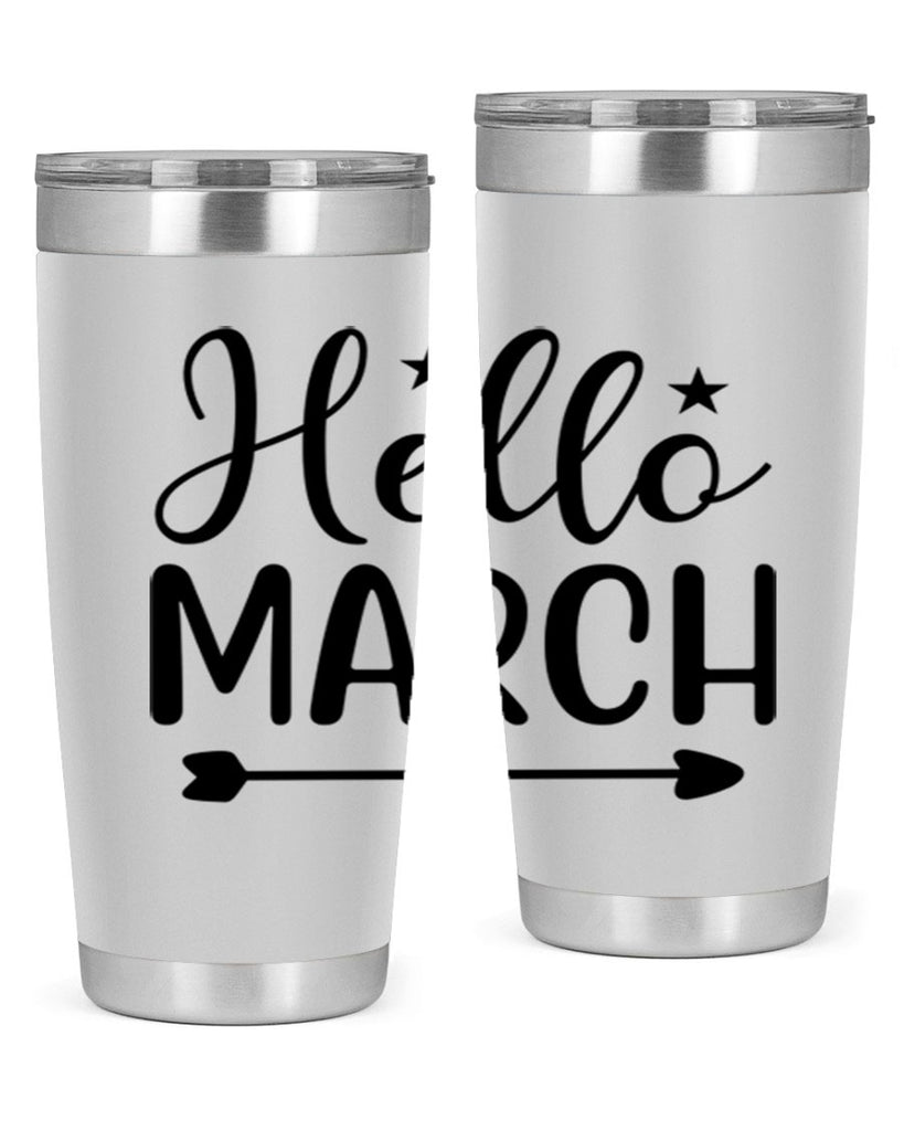 Hello March 184#- spring- Tumbler
