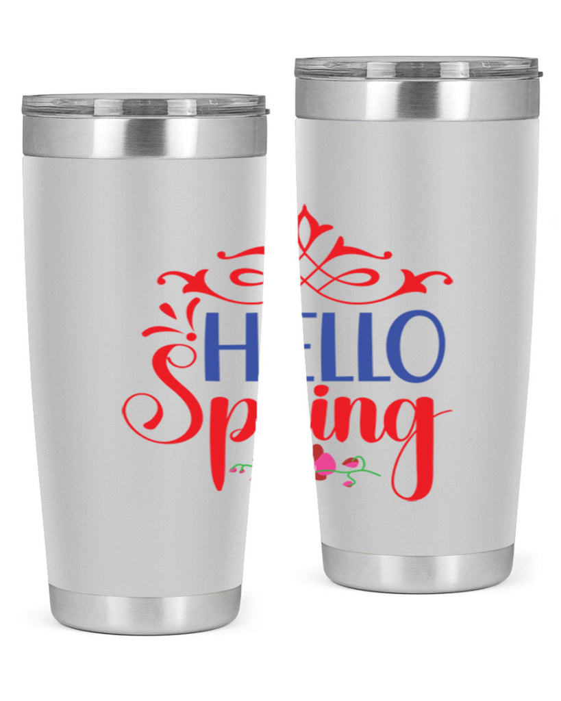 Hello Spring 211#- spring- Tumbler
