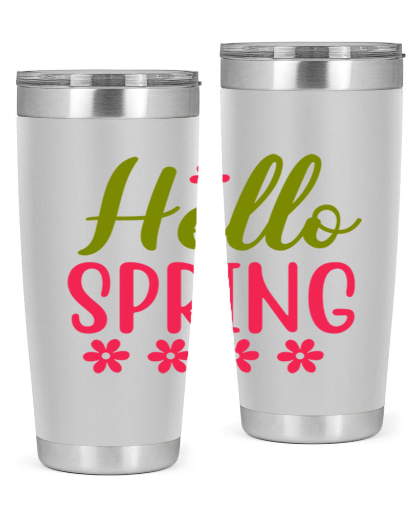 Hello Spring 213#- spring- Tumbler
