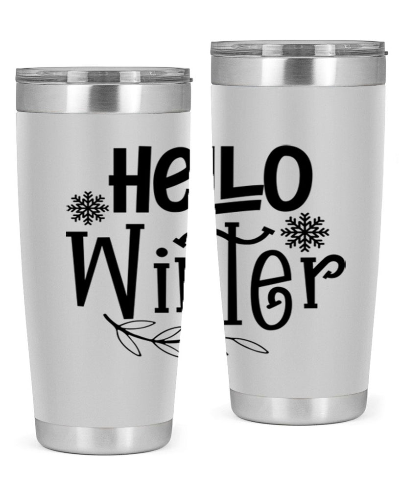 Hello Winter 168#- winter- Tumbler