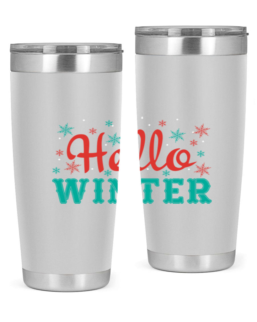 Hello Winter 182#- winter- Tumbler