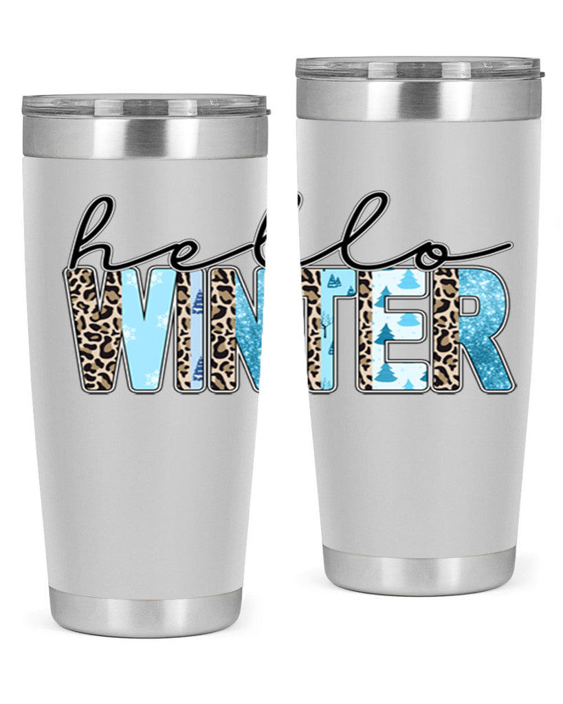 Hello Winter 189#- winter- Tumbler