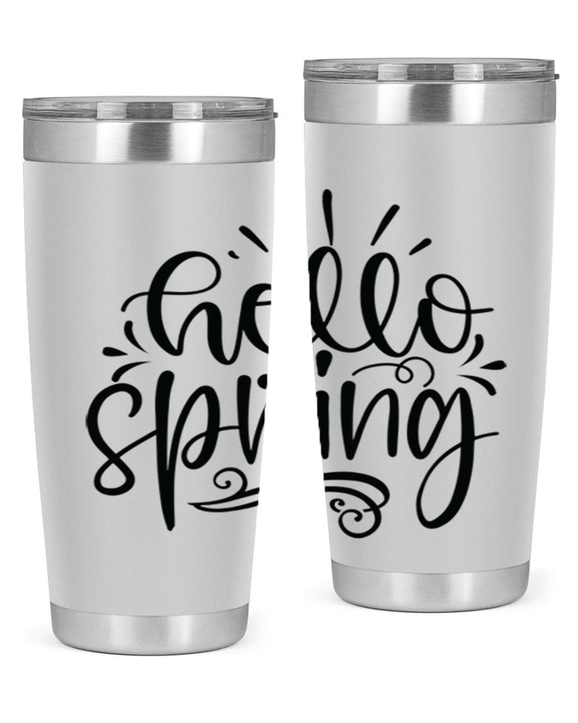 Hello spring 3#- spring- Tumbler