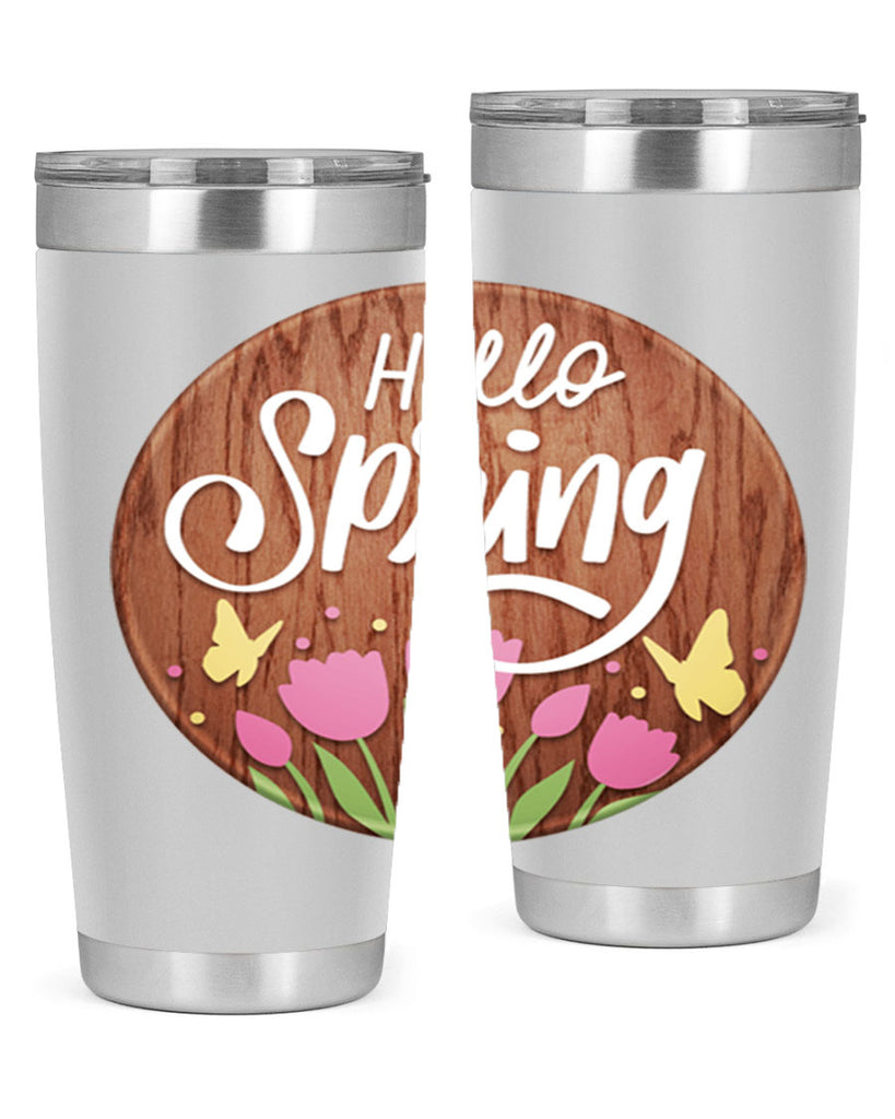 Hello spring Mockup202#- spring- Tumbler