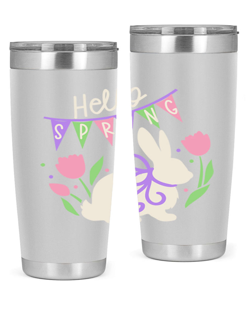 Hello spring bunny193#- spring- Tumbler