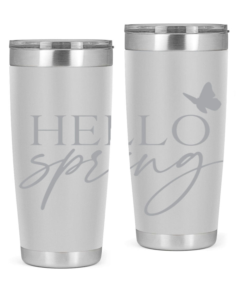 Hello spring butterfly195#- spring- Tumbler