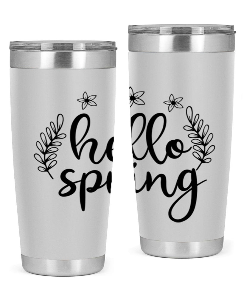 Hello spring design  221#- spring- Tumbler