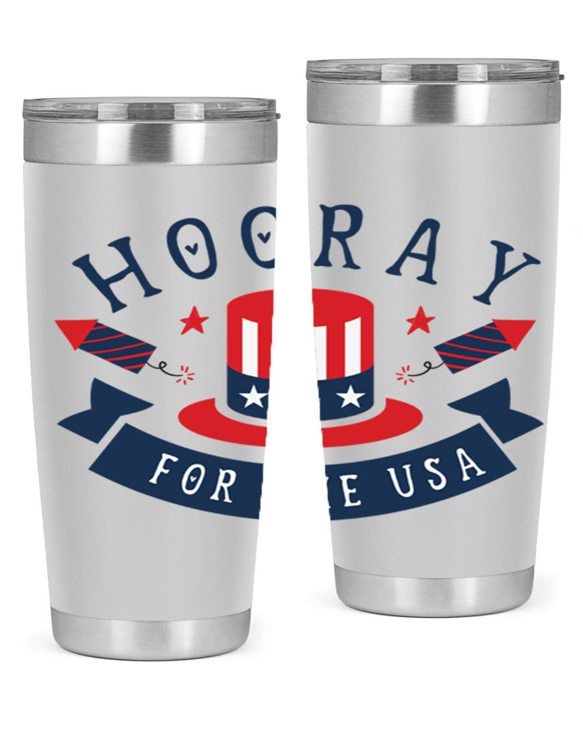 Hooray for the usa Style 42#- Fourt Of July- Tumbler