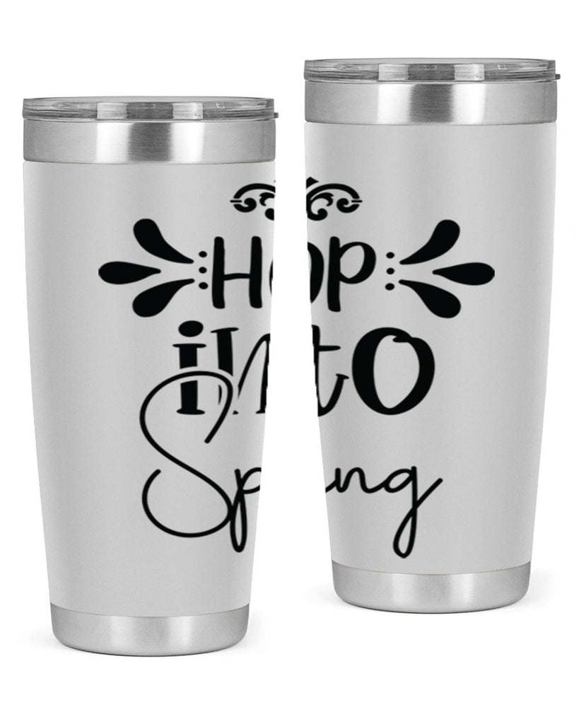Hop into Spring 247#- spring- Tumbler