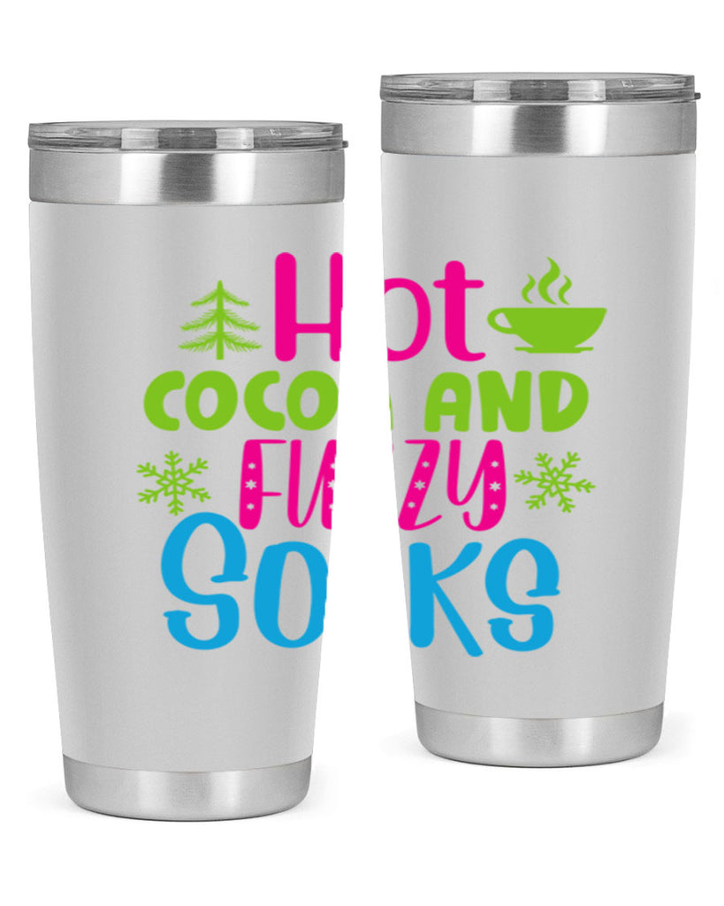 Hot Cocoa And Fuzzy Socks209#- winter- Tumbler