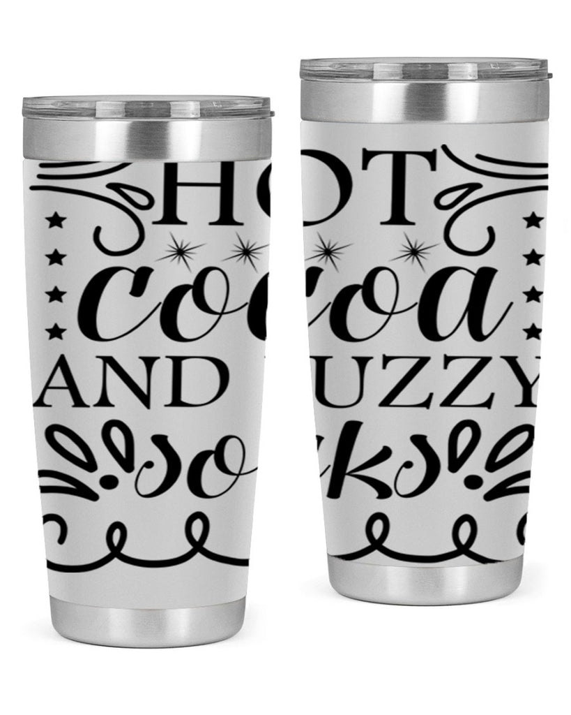 Hot Cocoa and Fuzzy Socks 217#- winter- Tumbler