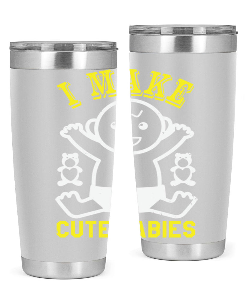 I make cute babies Style 36#- baby shower- tumbler