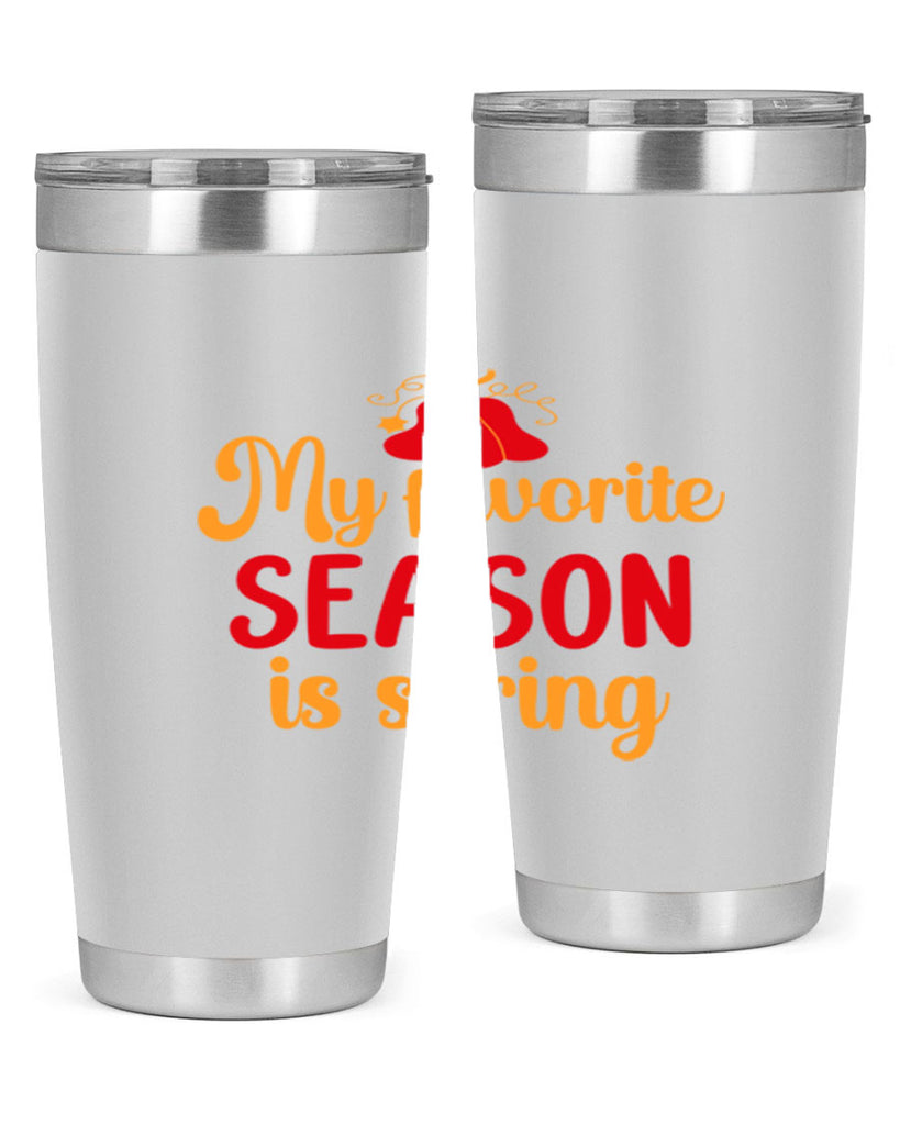 My favorite season is spring 343#- spring- Tumbler
