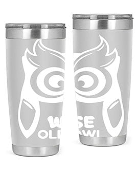 Owl Lover Wise Old Owl A TurtleRabbit 13#- owl- Tumblers