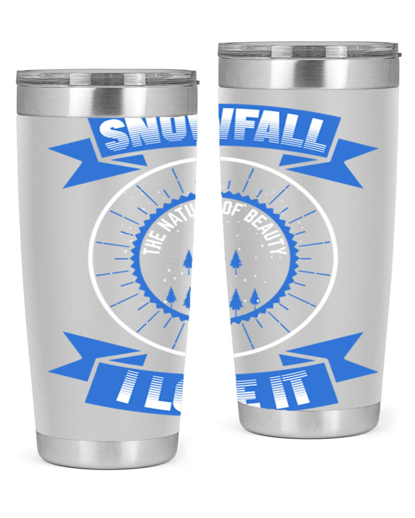 Snowfall Winter 373#- winter- Tumbler