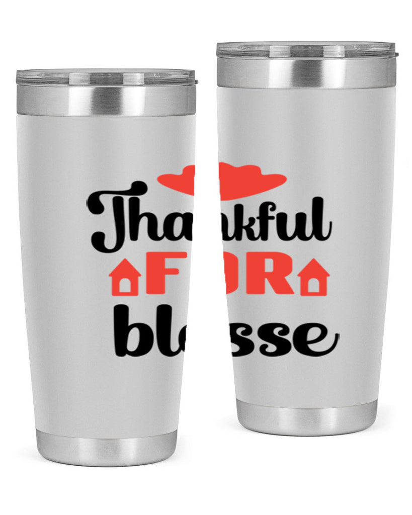 Thankful for blesse 599#- fall- Tumbler