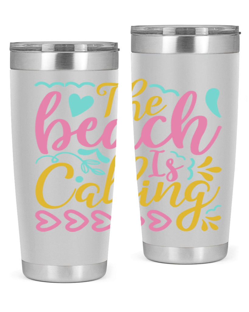 The beach is calling Style 1#- summer- Tumbler