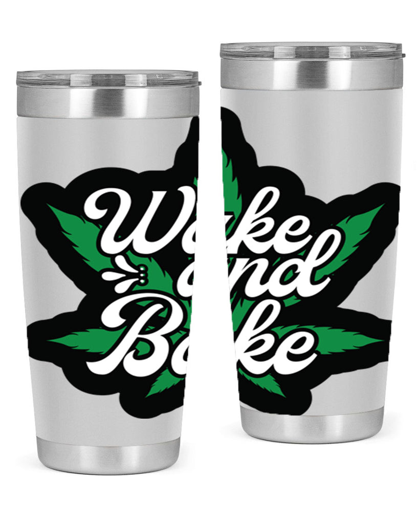 Wake and bake 273#- marijuana- Tumbler