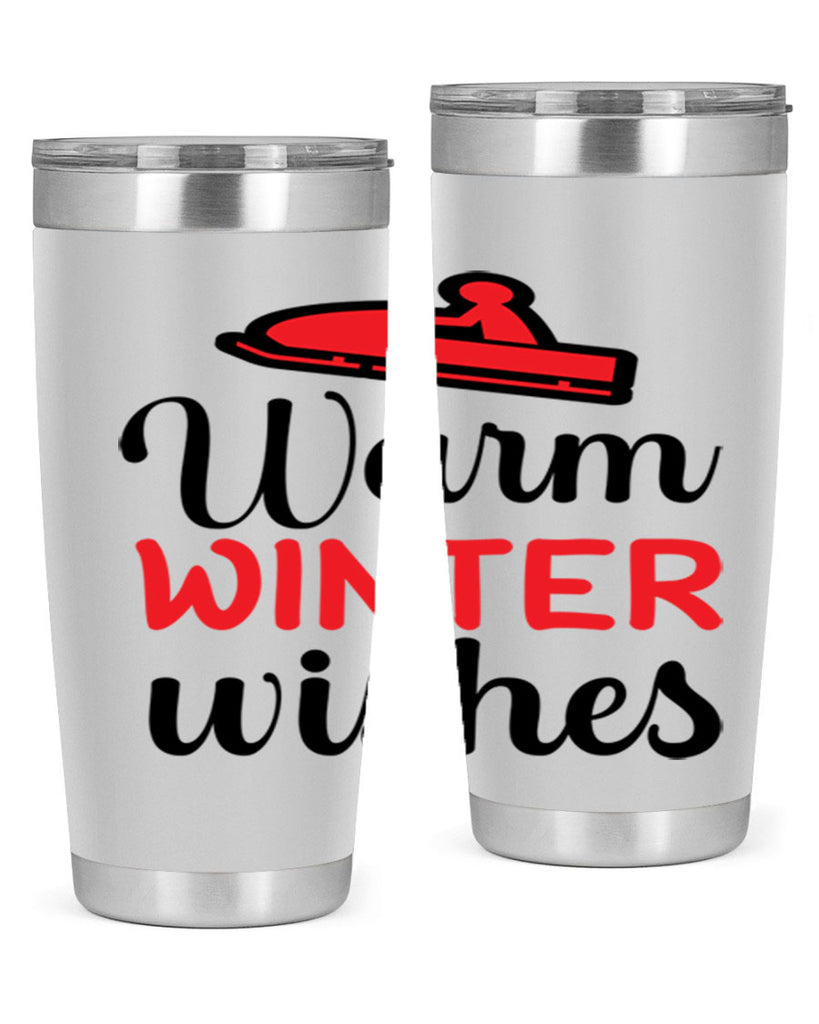 Warm winter wishes 452#- winter- Tumbler