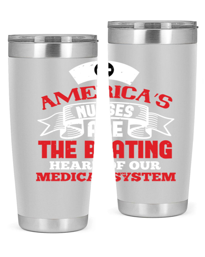 americas nurses are Style 295#- nurse- tumbler