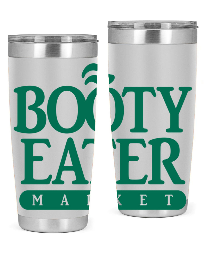 bootyeater 192#- black words phrases- Cotton Tank