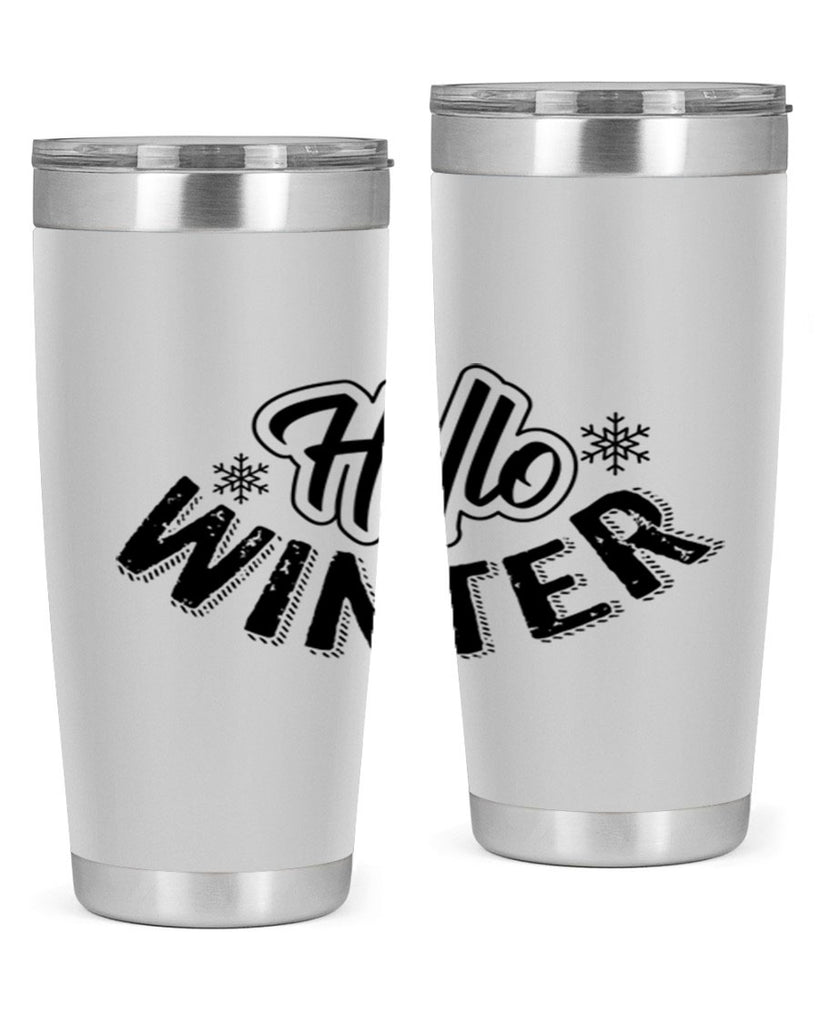hello winter 169#- winter- Tumbler