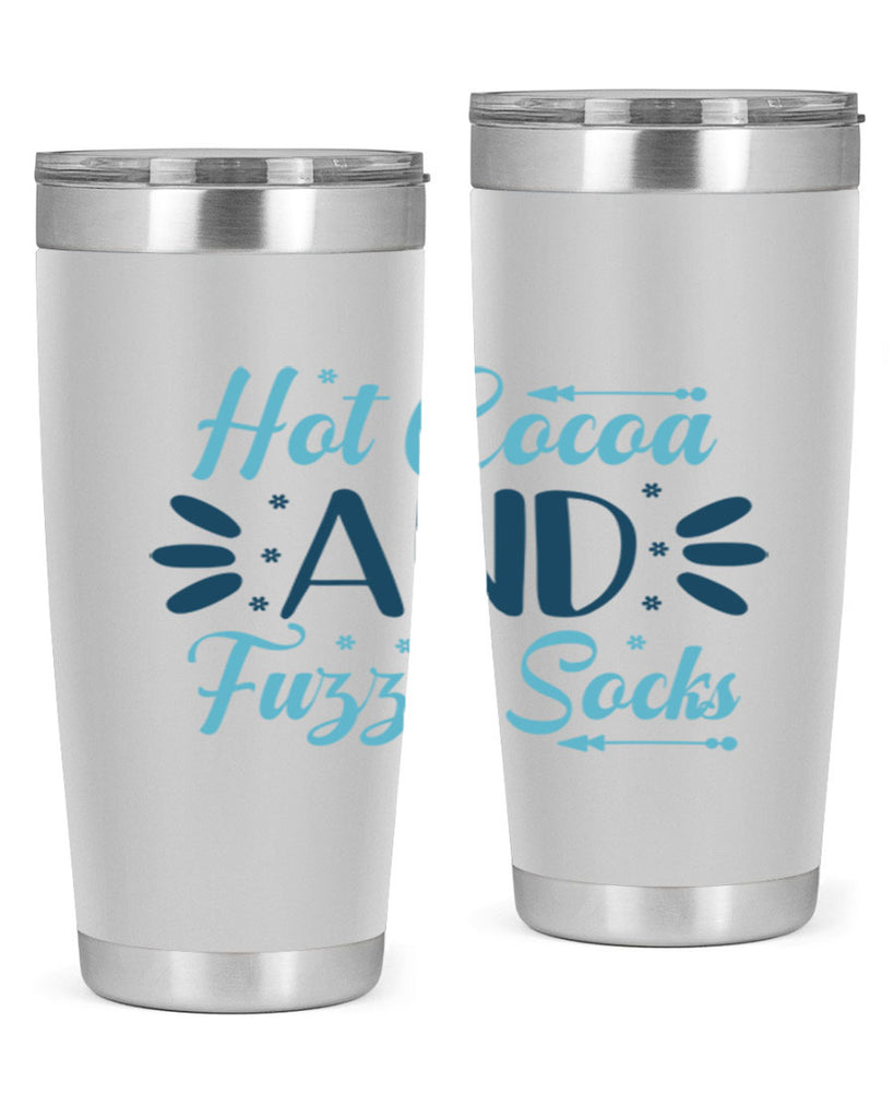 hot cocoa and fuzzy socks 208#- winter- Tumbler