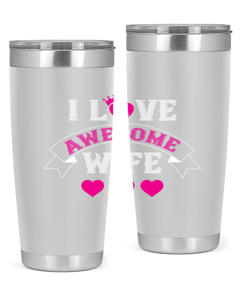 i love awesome wife 57#- valentines day- Tumbler