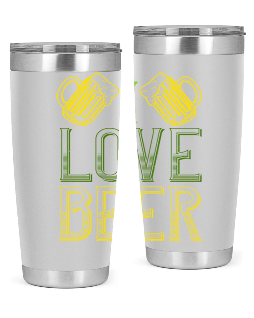 i love beer Style 134#- St Patricks Day- Tumbler