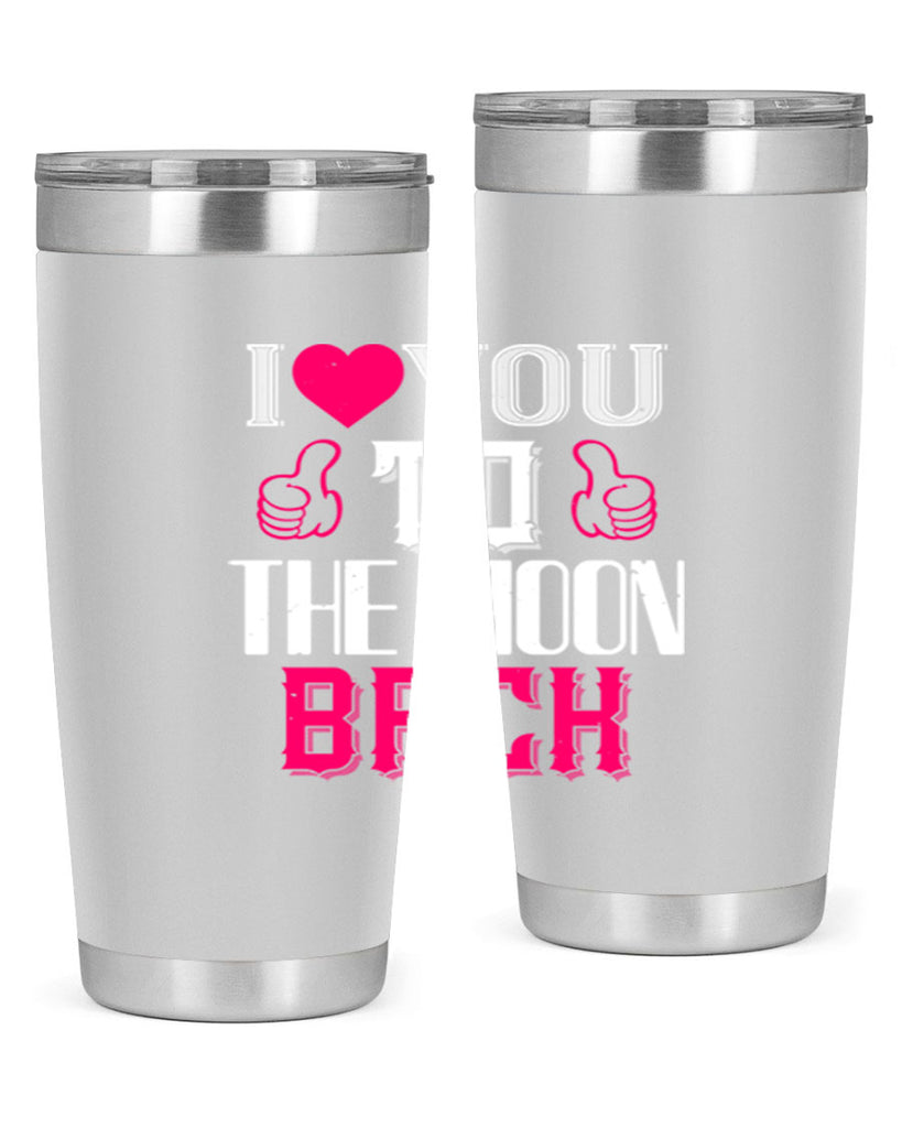 ilove you to the moon beach 49#- valentines day- Tumbler