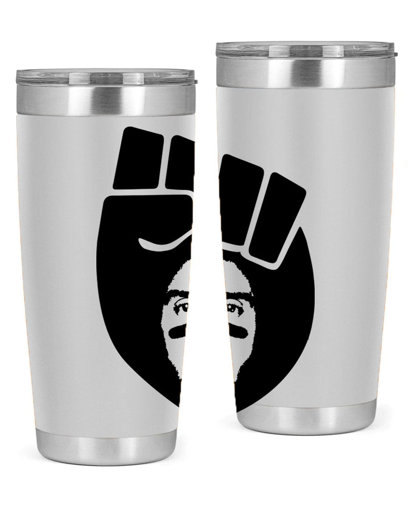 kaepernick fist hair 22#- black men - boys- tumbler