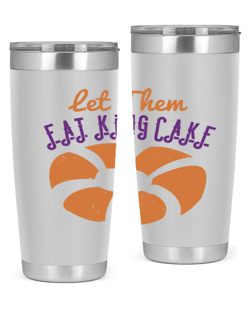 let them eat king cake 50#- mardi gras- Tumbler