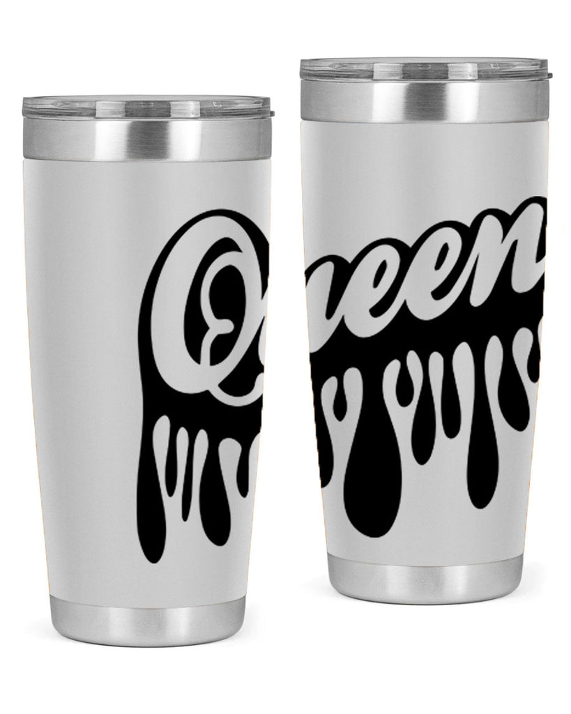 queen- black words phrases- Cotton Tank