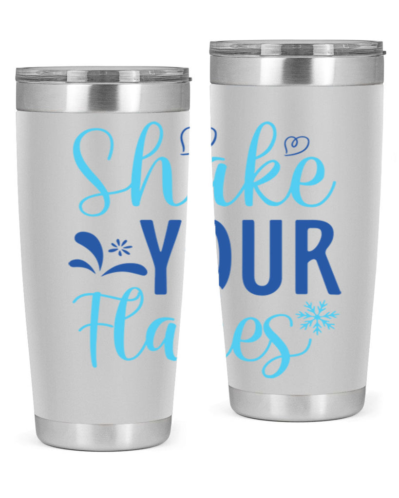 shake your flakes 359#- winter- Tumbler