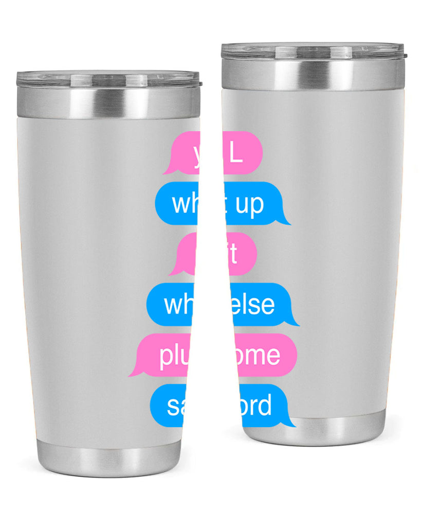 text conversation camron 23#- black words phrases- Cotton Tank