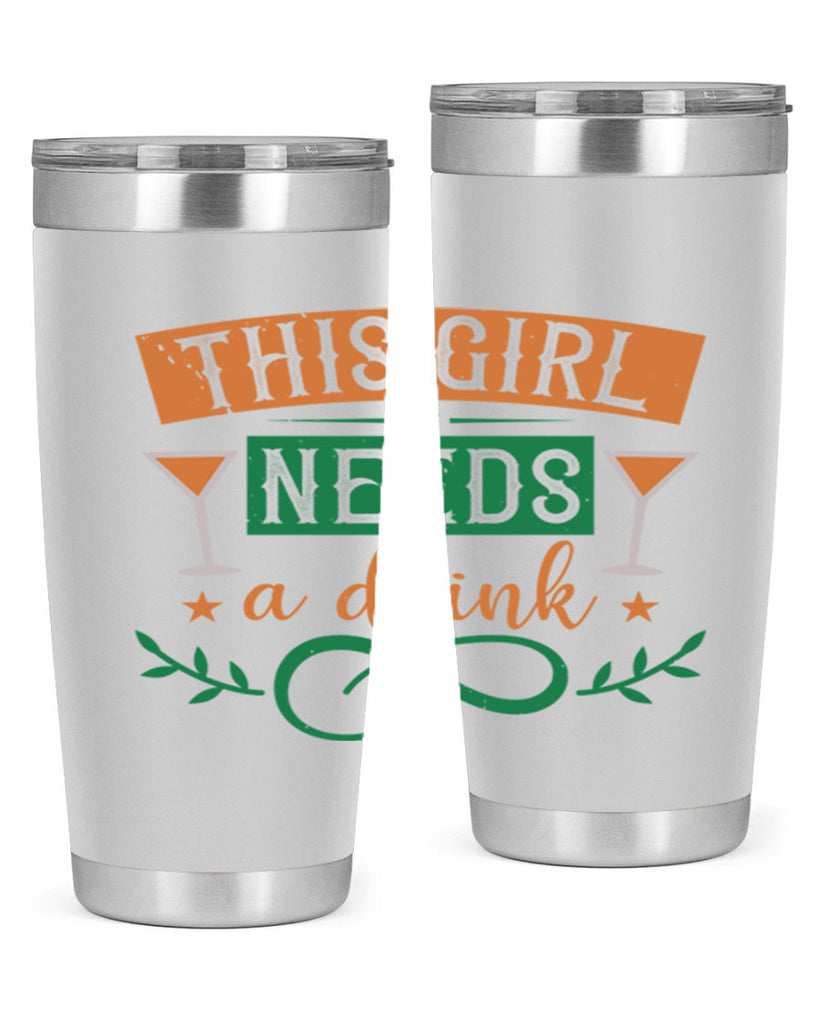 this girl needs a drink 1#- mardi gras- Tumbler