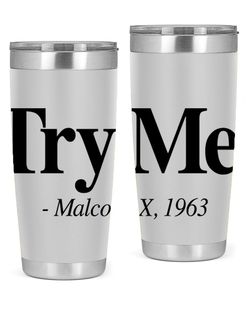 try me malcolm x 16#- black words phrases- Cotton Tank