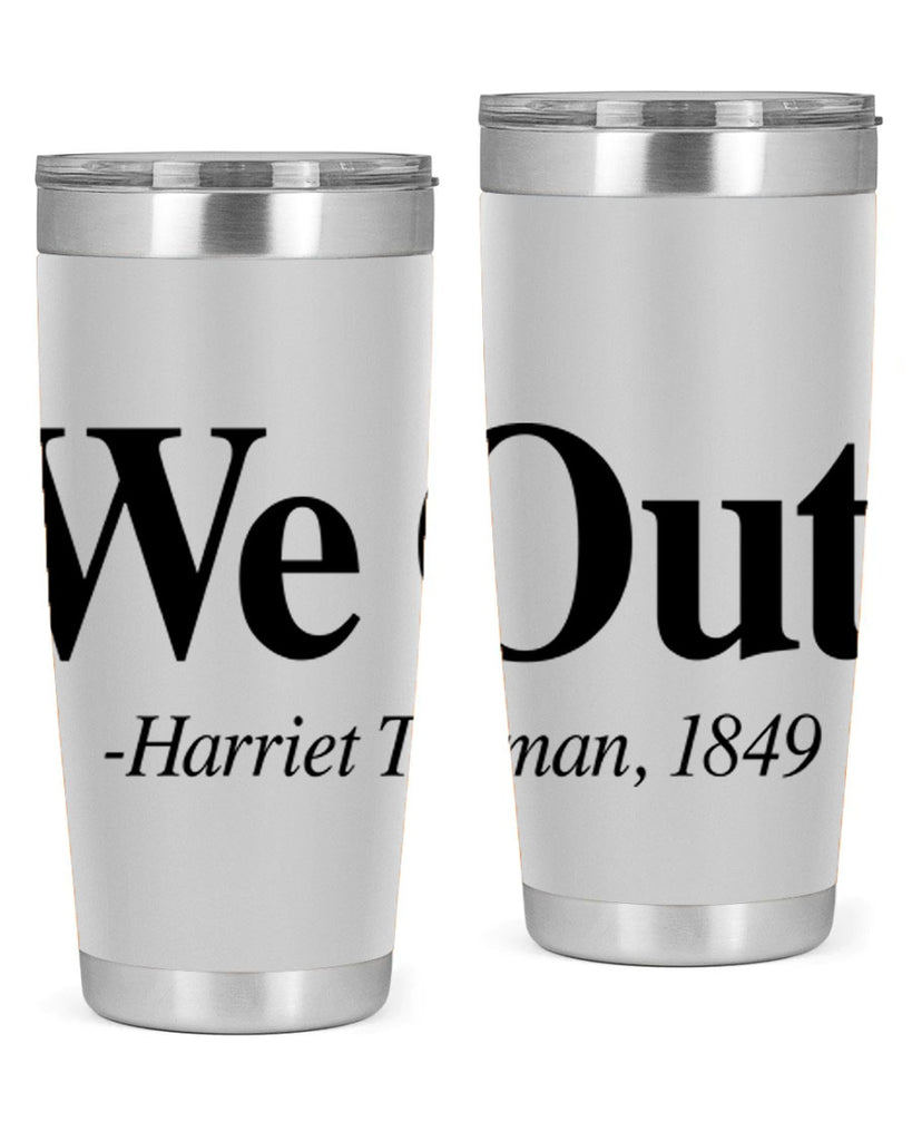 we out harriet tubman 12#- black words phrases- Cotton Tank