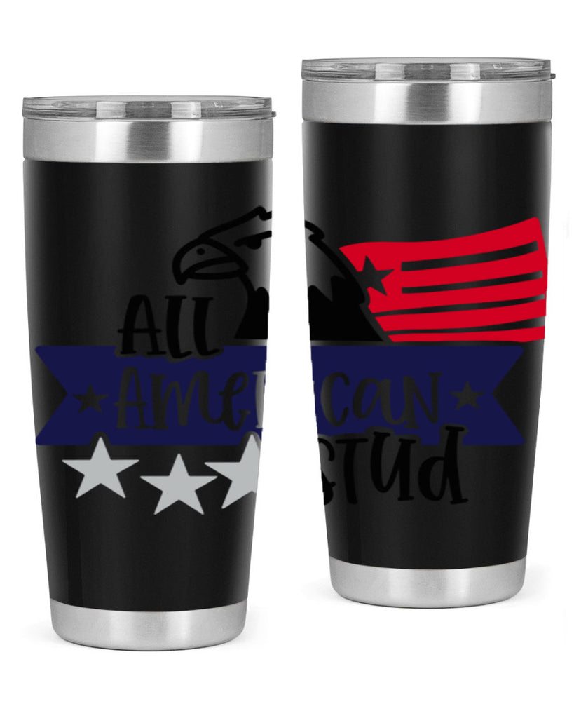 All American Stud Style 142#- Fourt Of July- Tumbler