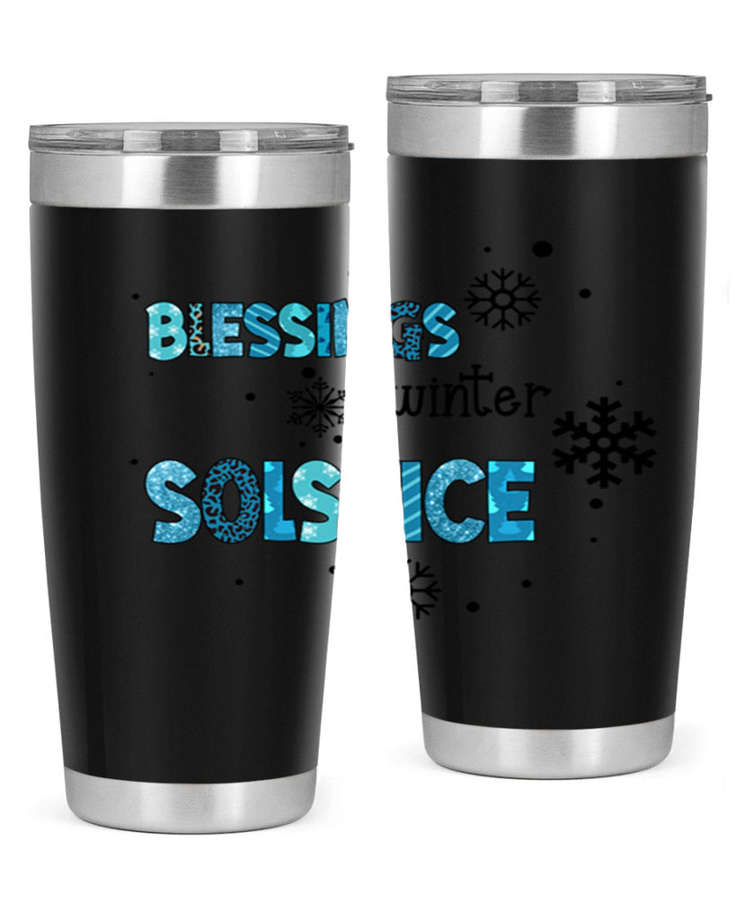 Blessings winter solstice 25#- winter- Tumbler