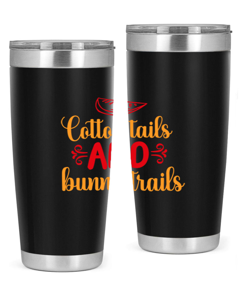 Cotton tails and bunny trails 111#- spring- Tumbler