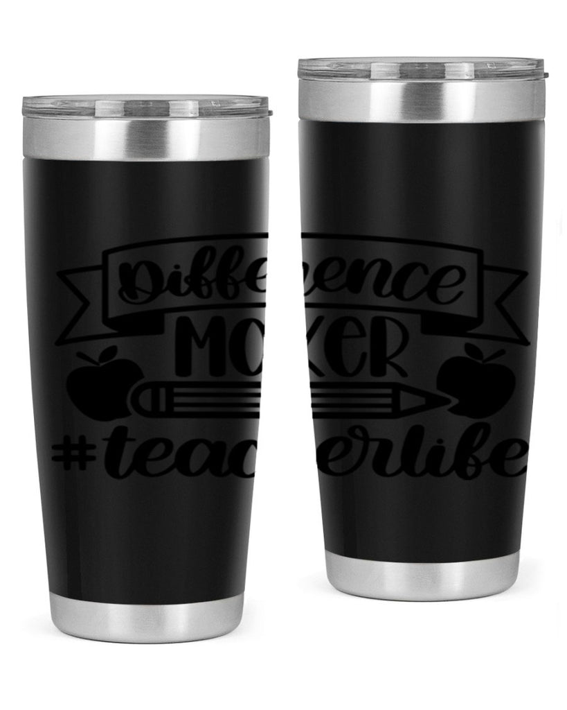 Difference Maker Teacher Life Style 78#- teacher- tumbler