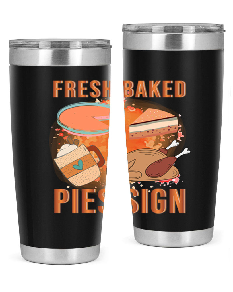 Fresh Baked Pies Sign 187#- fall- Tumbler