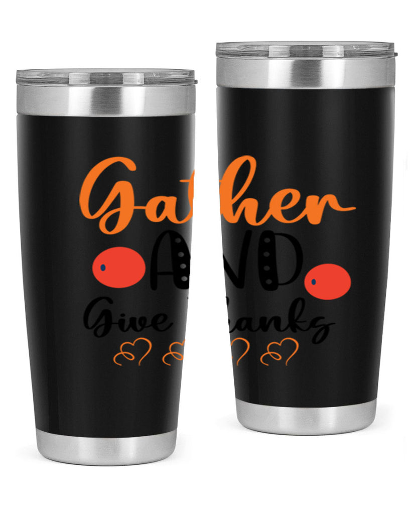 Gather And Give Thanks 188#- fall- Tumbler