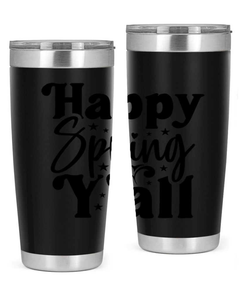 Happy Spring Y'all 164#- spring- Tumbler