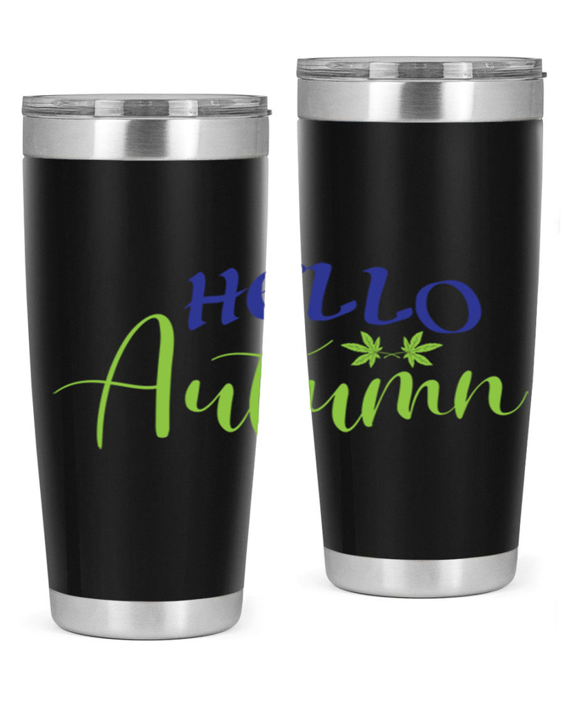 Hello Autumn 271#- fall- Tumbler