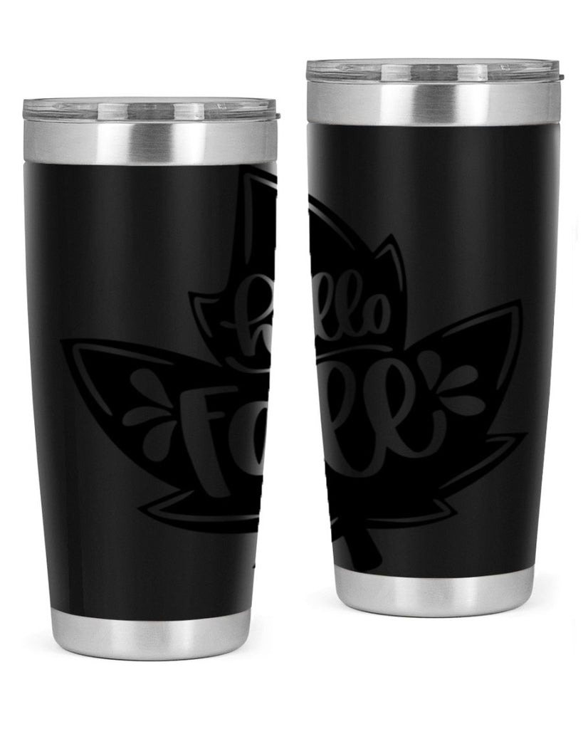 Hello Fall 494#- fall- Tumbler