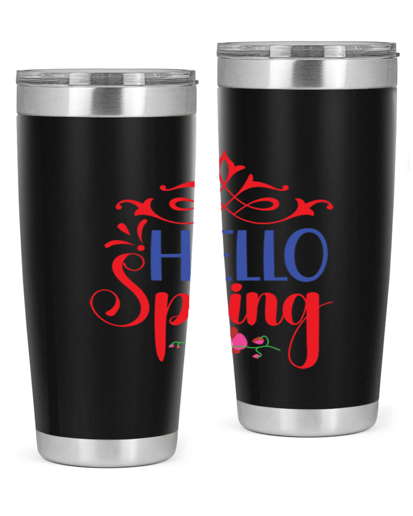 Hello Spring 211#- spring- Tumbler